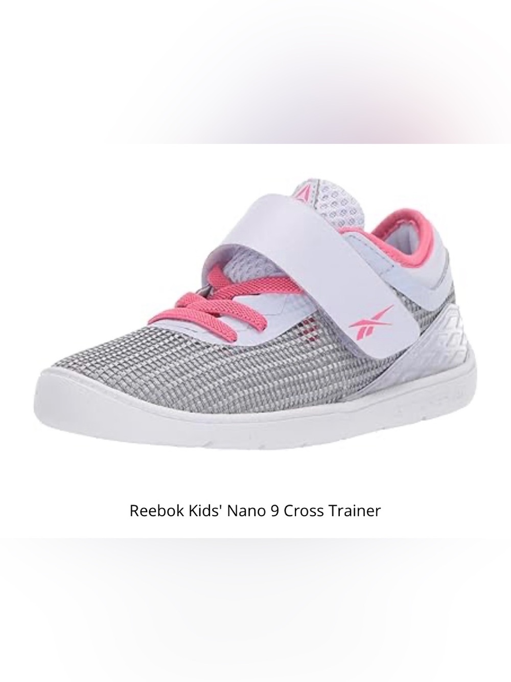 Reebok Kids' Sneaker in Gray and Pink